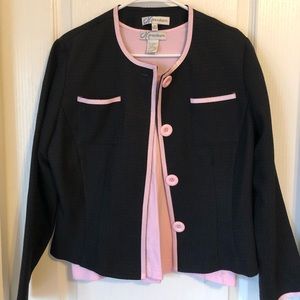 3 piece skirt, top, and blazer.